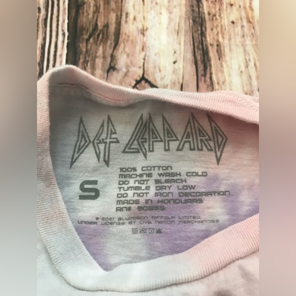DEF LEPPARD ROCK TIE DYED T-SHIRT - Picture 2 of 5